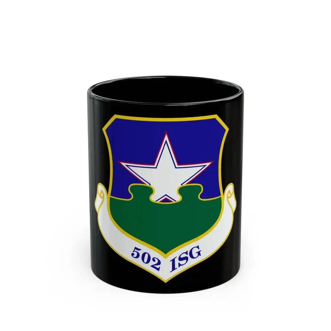 502d Installation Support Group (U.S. Air Force) Black Coffee Mug 11oz - Go Mug Yourself