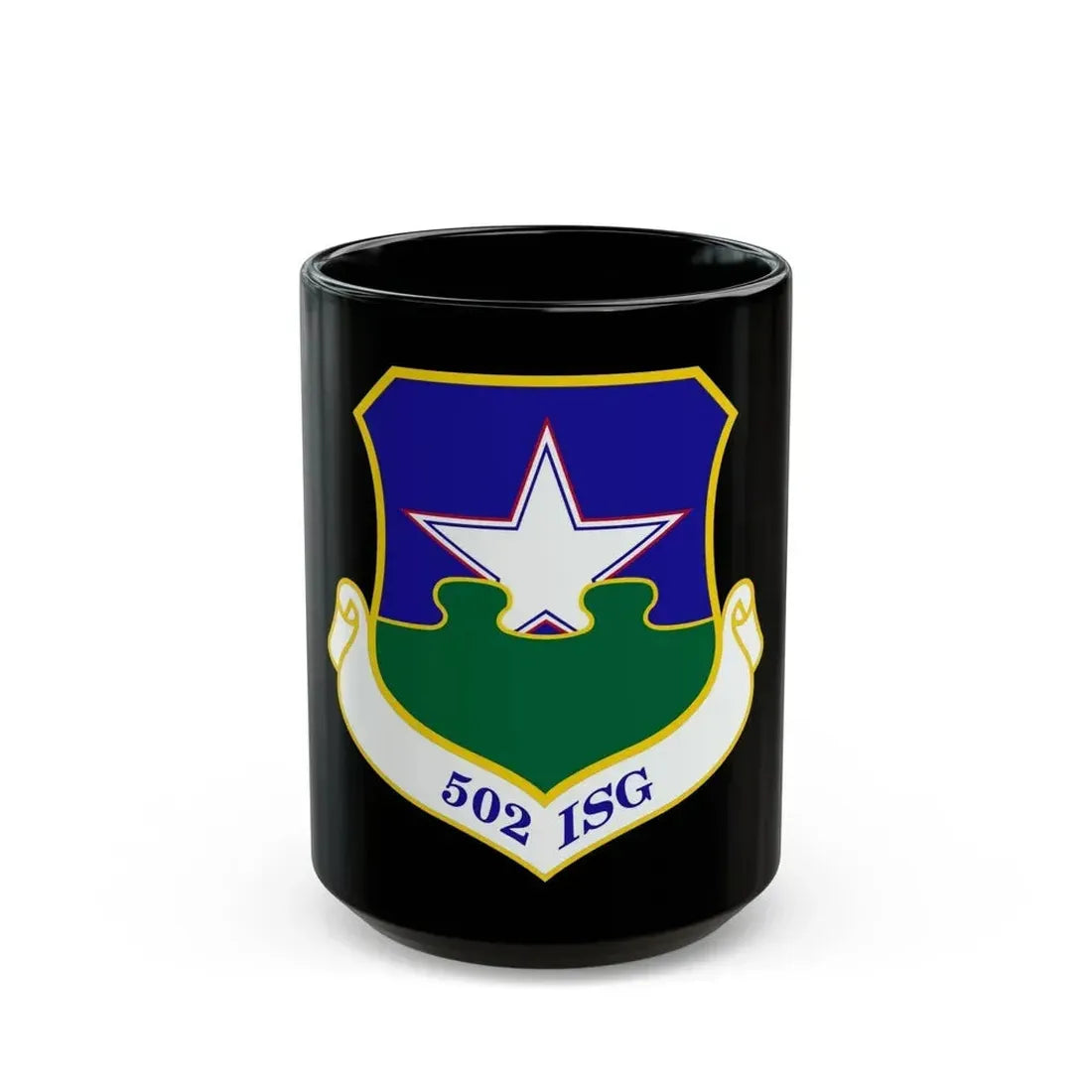 502d Installation Support Group (U.S. Air Force) Black Coffee Mug 15oz - Go Mug Yourself