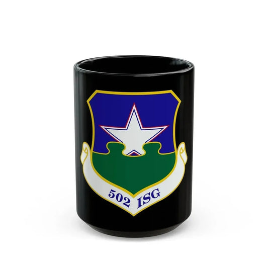 502d Installation Support Group (U.S. Air Force) Black Coffee Mug 15oz - Go Mug Yourself
