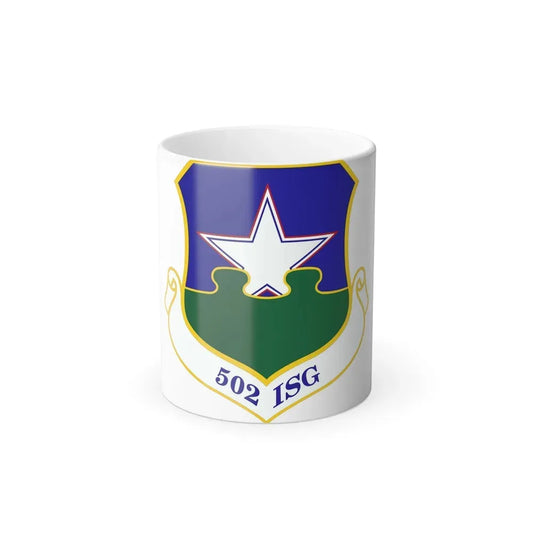 502d Installation Support Group (U.S. Air Force) Color Changing Coffee Mug 11oz - Go Mug Yourself