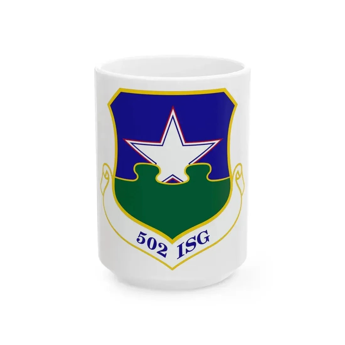 502d Installation Support Group (U.S. Air Force) White Coffee Mug 15oz - Go Mug Yourself