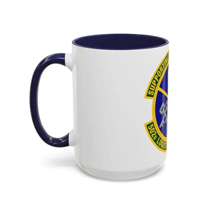502d Logistics Readiness Squadron (U.S. Air Force) Accent Coffee Mug - Go Mug Yourself