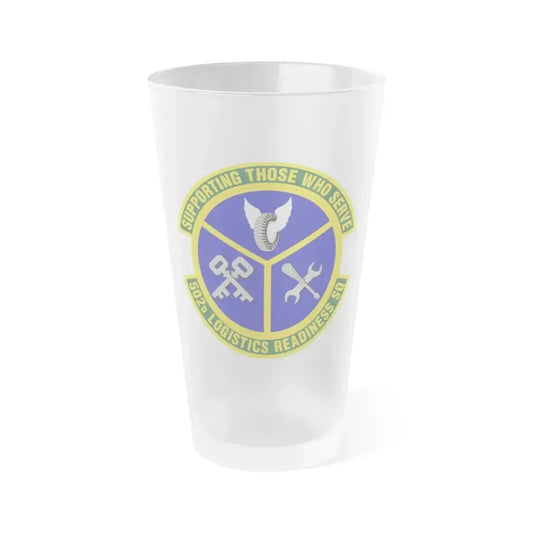 502d Logistics Readiness Squadron (U.S. Air Force) Frosted Pint Glass 16oz 16oz Frosted - Go Mug Yourself