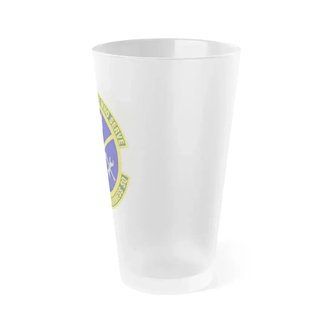 502d Logistics Readiness Squadron (U.S. Air Force) Frosted Pint Glass 16oz - Go Mug Yourself
