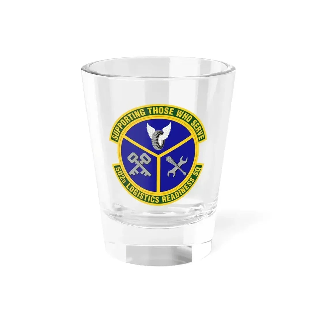 502d Logistics Readiness Squadron (U.S. Air Force) Shot Glass 1.5oz 1.5oz - Go Mug Yourself