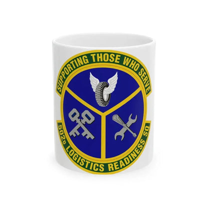 502d Logistics Readiness Squadron (U.S. Air Force) White Coffee Mug 11oz - Go Mug Yourself