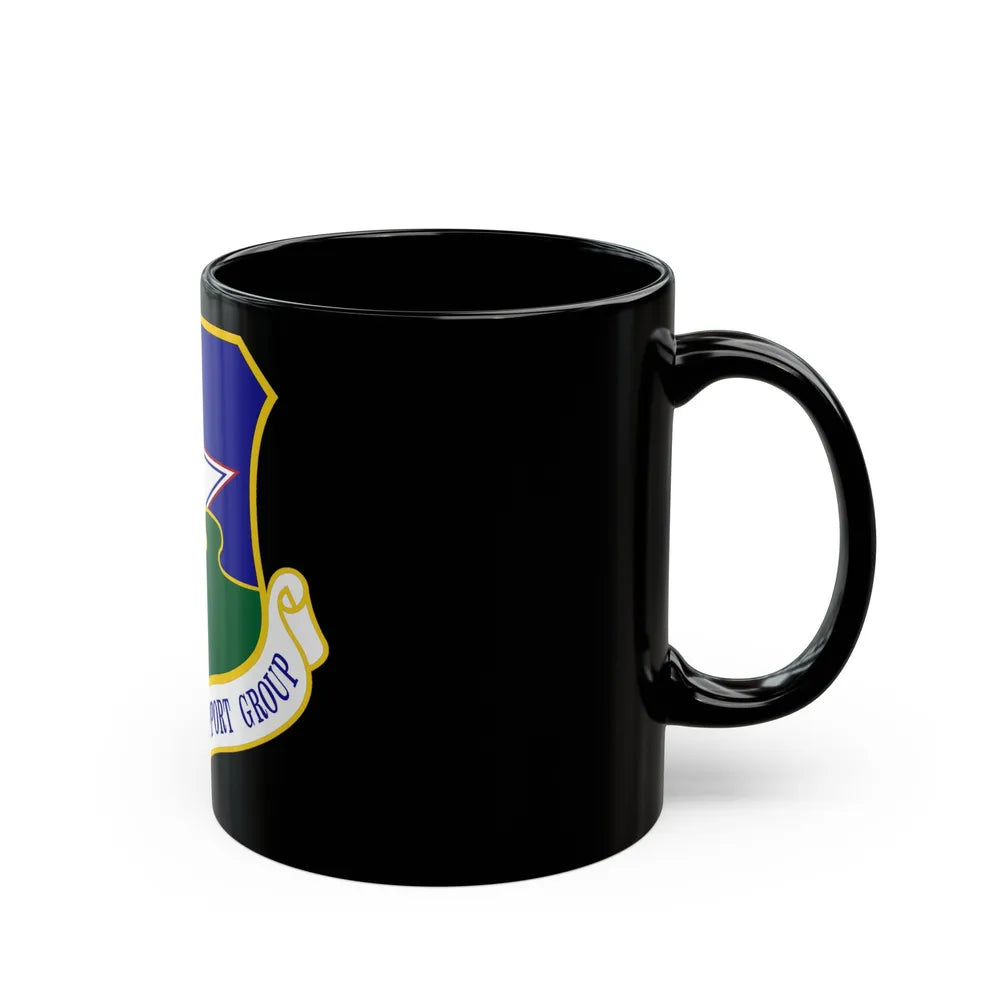 502d Mission Support Group (U.S. Air Force) Black Coffee Mug-Go Mug Yourself