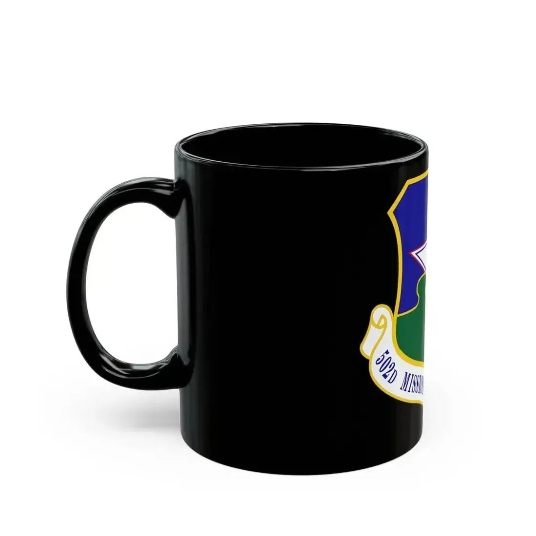 502d Mission Support Group (U.S. Air Force) Black Coffee Mug - Go Mug Yourself