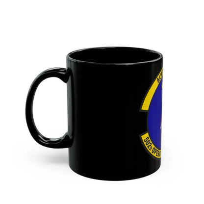 502d Operations Support Squadron (U.S. Air Force) Black Coffee Mug - Go Mug Yourself