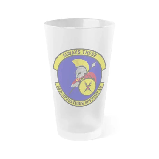 502d Operations Support Squadron (U.S. Air Force) Frosted Pint Glass 16oz 16oz Frosted - Go Mug Yourself