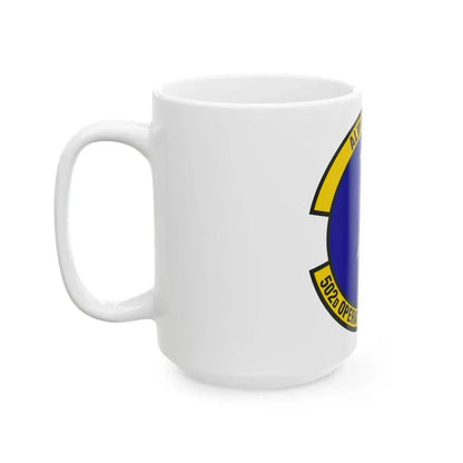 502d Operations Support Squadron (U.S. Air Force) White Coffee Mug - Go Mug Yourself