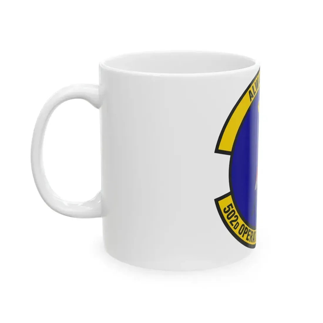 502d Operations Support Squadron (U.S. Air Force) White Coffee Mug - Go Mug Yourself