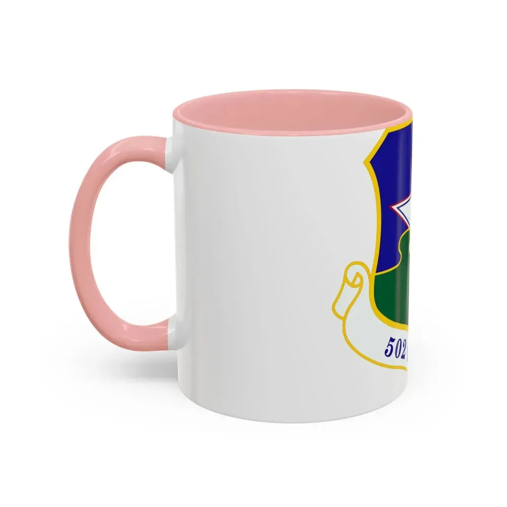 502d Security Forces and Logistics Support Group (U.S. Air Force) Accent Coffee Mug - Go Mug Yourself