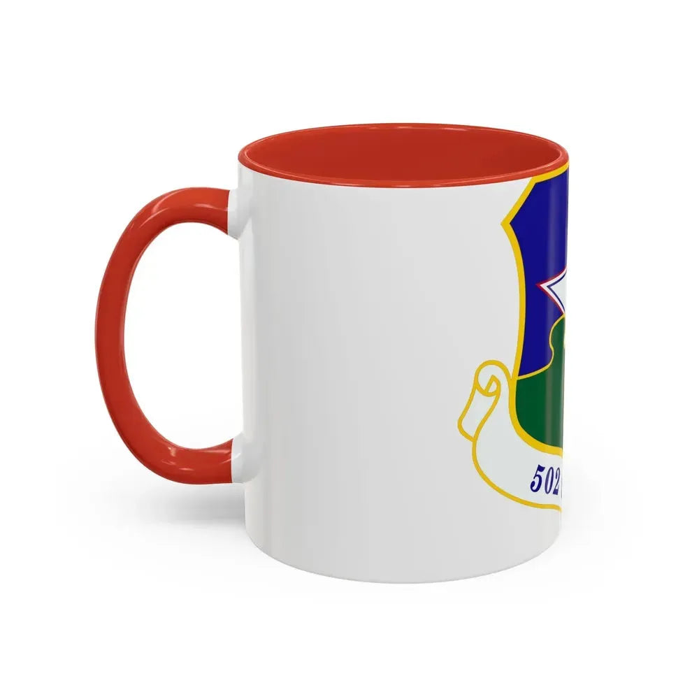 502d Security Forces and Logistics Support Group (U.S. Air Force) Accent Coffee Mug - Go Mug Yourself