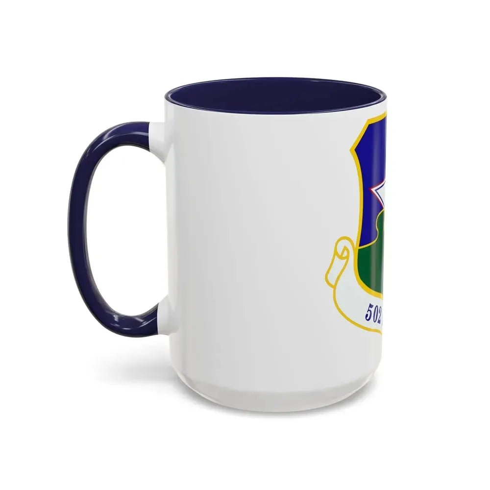 502d Security Forces and Logistics Support Group (U.S. Air Force) Accent Coffee Mug - Go Mug Yourself