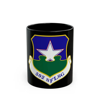 502d Security Forces and Logistics Support Group (U.S. Air Force) Black Coffee Mug 11oz - Go Mug Yourself
