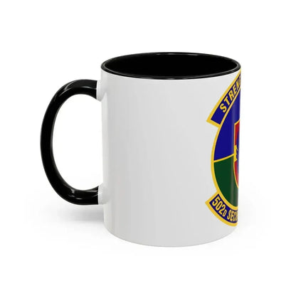 502d Security Forces Squadron (U.S. Air Force) Accent Coffee Mug - Go Mug Yourself