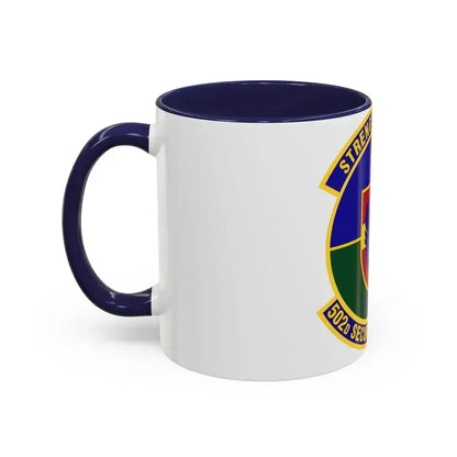 502d Security Forces Squadron (U.S. Air Force) Accent Coffee Mug - Go Mug Yourself