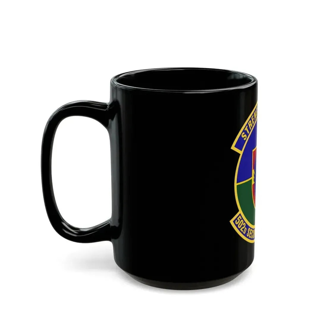 502d Security Forces Squadron (U.S. Air Force) Black Coffee Mug - Go Mug Yourself