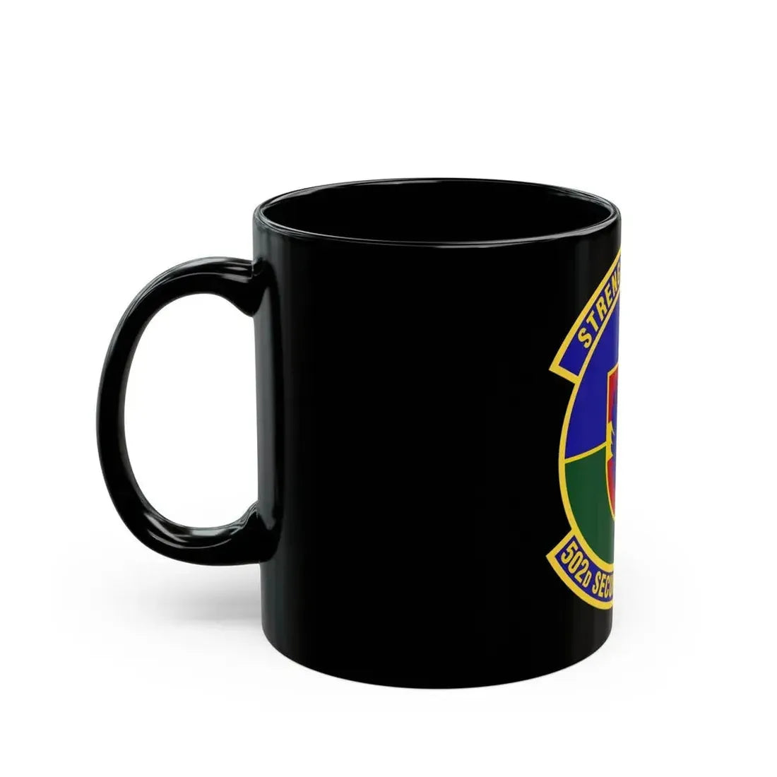 502d Security Forces Squadron (U.S. Air Force) Black Coffee Mug - Go Mug Yourself