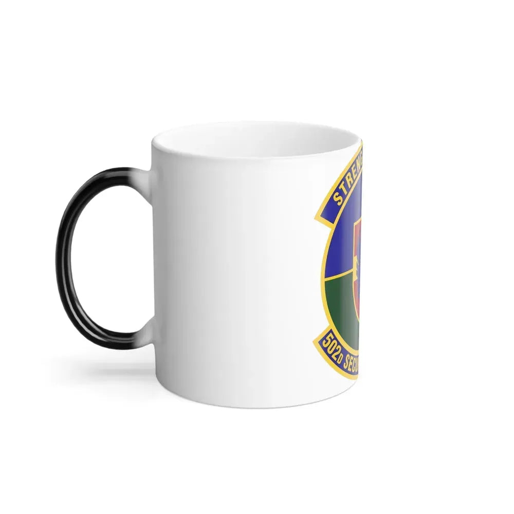 502d Security Forces Squadron (U.S. Air Force) Color Changing Coffee Mug - Go Mug Yourself