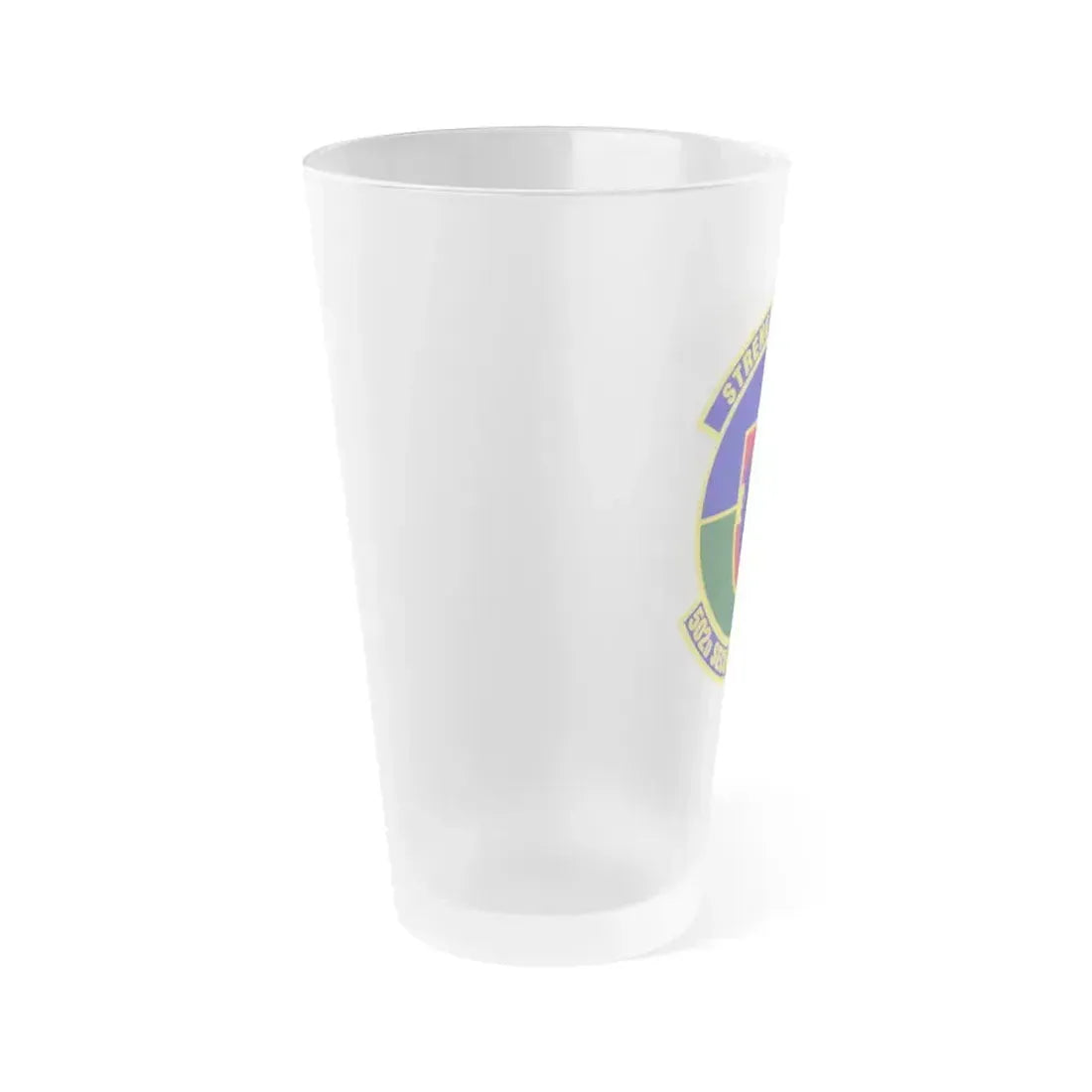 502d Security Forces Squadron (U.S. Air Force) Frosted Pint Glass 16oz - Go Mug Yourself