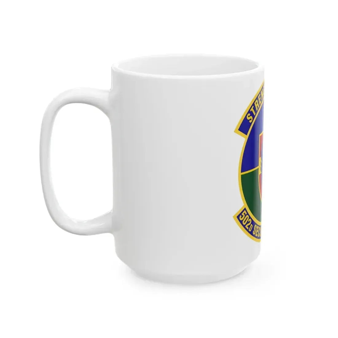 502d Security Forces Squadron (U.S. Air Force) White Coffee Mug - Go Mug Yourself