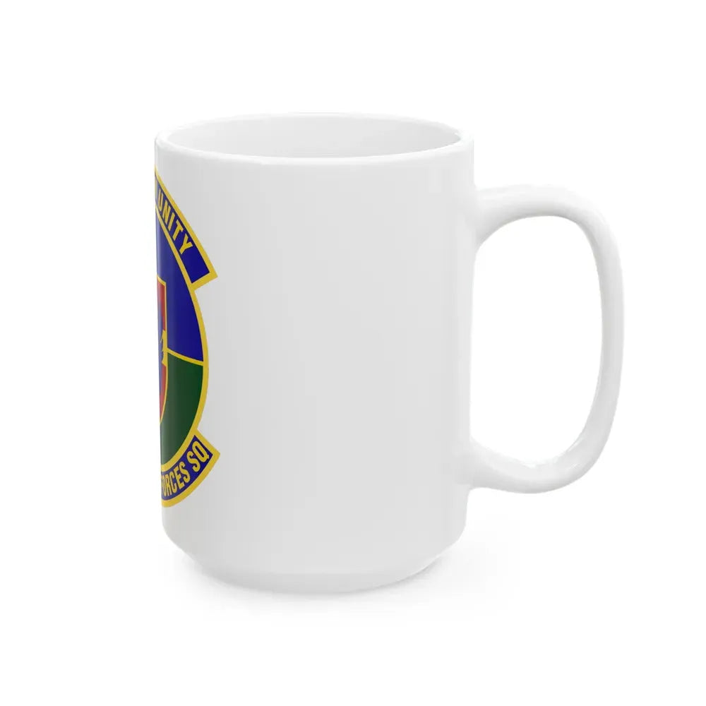 502d Security Forces Squadron (U.S. Air Force) White Coffee Mug - Go Mug Yourself