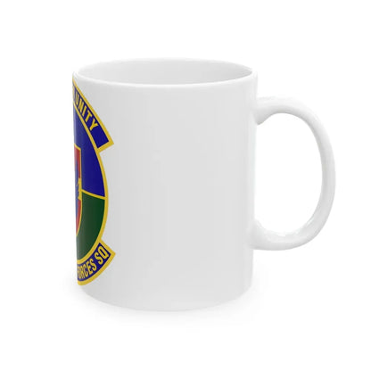 502d Security Forces Squadron (U.S. Air Force) White Coffee Mug - Go Mug Yourself