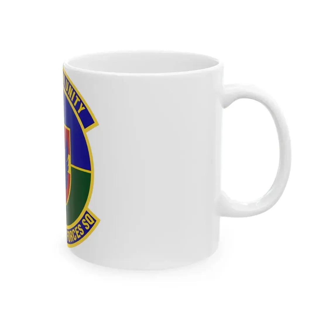 502d Security Forces Squadron (U.S. Air Force) White Coffee Mug - Go Mug Yourself