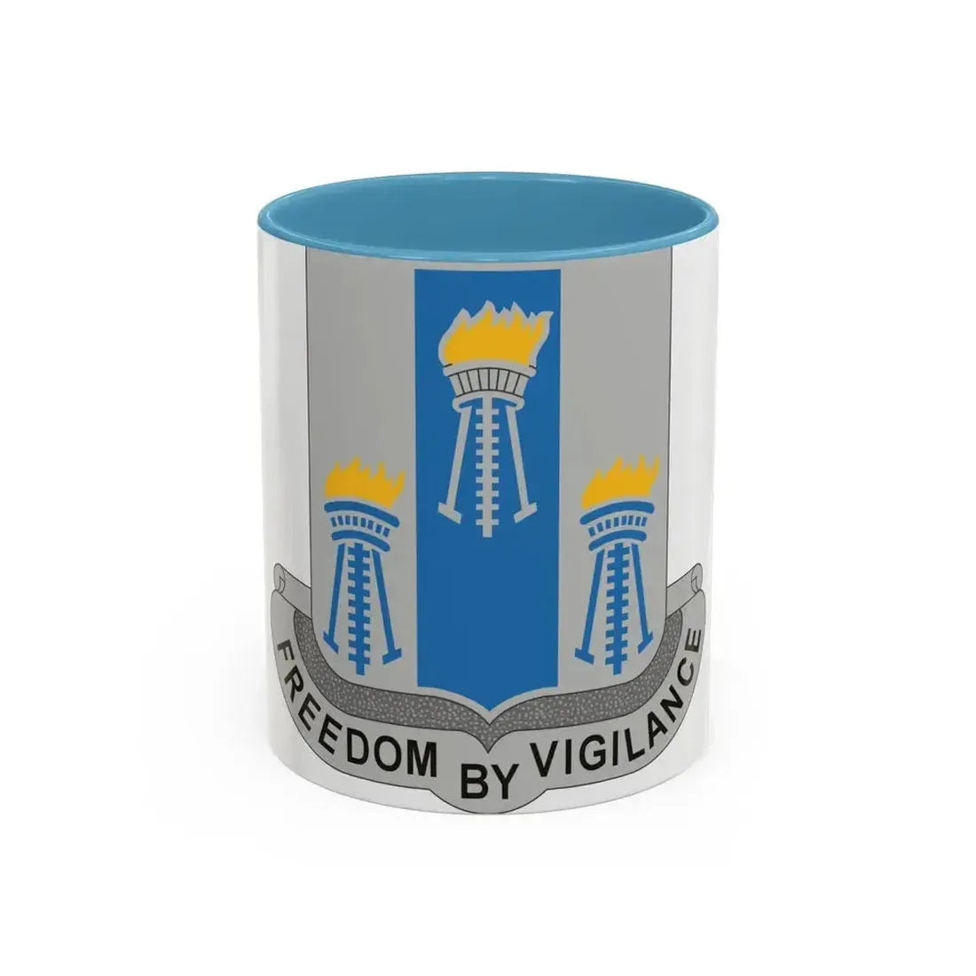 502nd Military Intelligence Battalion (U.S. Army) Accent Coffee Mug 11oz Light Blue - Go Mug Yourself