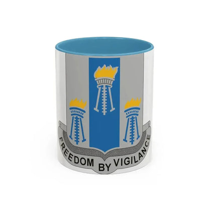 502nd Military Intelligence Battalion (U.S. Army) Accent Coffee Mug 11oz Light Blue - Go Mug Yourself