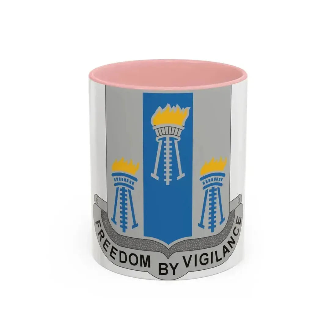 502nd Military Intelligence Battalion (U.S. Army) Accent Coffee Mug 11oz Pink - Go Mug Yourself