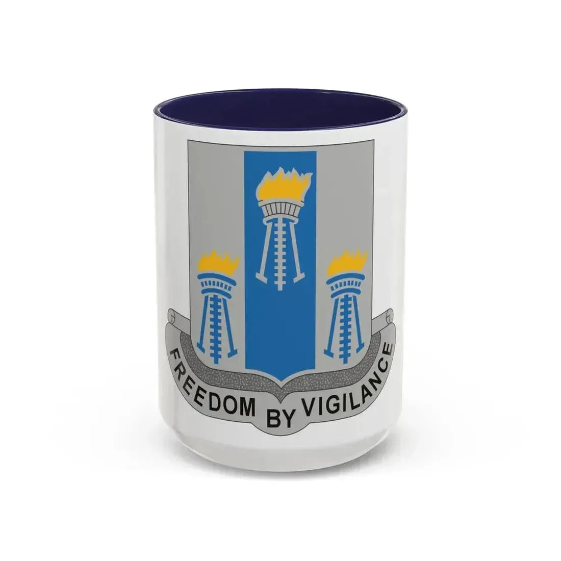 502nd Military Intelligence Battalion (U.S. Army) Accent Coffee Mug 15oz Navy - Go Mug Yourself