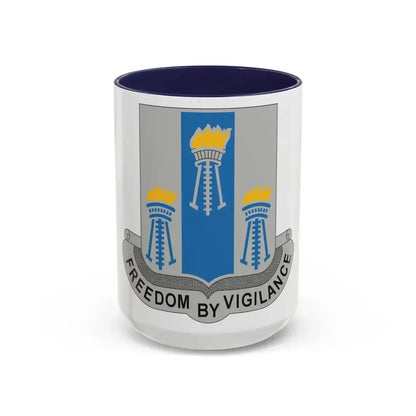 502nd Military Intelligence Battalion (U.S. Army) Accent Coffee Mug 15oz Navy - Go Mug Yourself