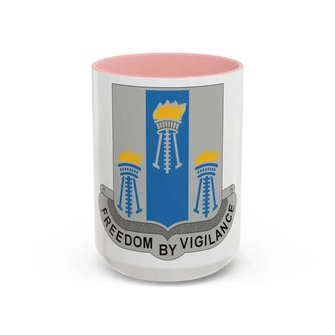 502nd Military Intelligence Battalion (U.S. Army) Accent Coffee Mug 15oz Pink - Go Mug Yourself