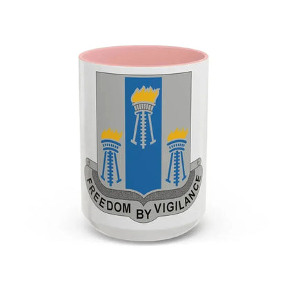 502nd Military Intelligence Battalion (U.S. Army) Accent Coffee Mug 15oz Pink - Go Mug Yourself