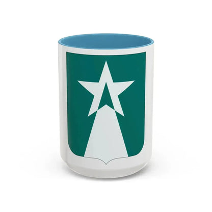 503 Aviation Battalion 2 (U.S. Army) Accent Coffee Mug 15oz Light Blue - Go Mug Yourself