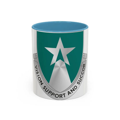 503 Aviation Battalion (U.S. Army) Accent Coffee Mug-11oz-Light Blue-Go Mug Yourself