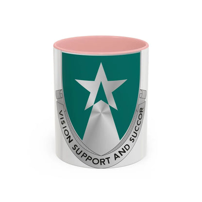 503 Aviation Battalion (U.S. Army) Accent Coffee Mug-11oz-Pink-Go Mug Yourself