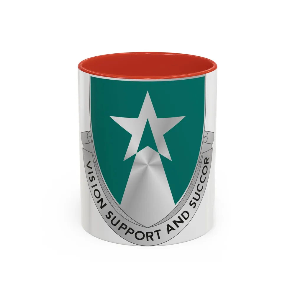 503 Aviation Battalion (U.S. Army) Accent Coffee Mug-11oz-Red-Go Mug Yourself