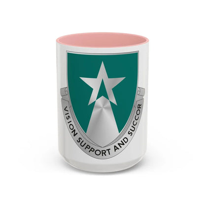 503 Aviation Battalion (U.S. Army) Accent Coffee Mug-15oz-Pink-Go Mug Yourself