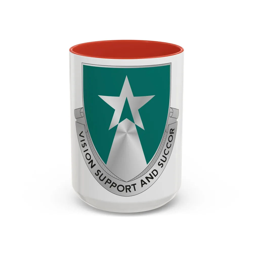 503 Aviation Battalion (U.S. Army) Accent Coffee Mug-15oz-Red-Go Mug Yourself