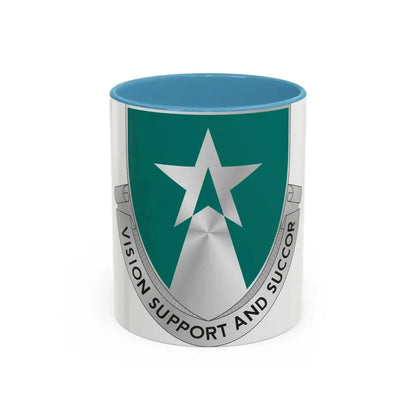 503 Aviation Battalion (U.S. Army) Accent Coffee Mug 11oz Light Blue - Go Mug Yourself