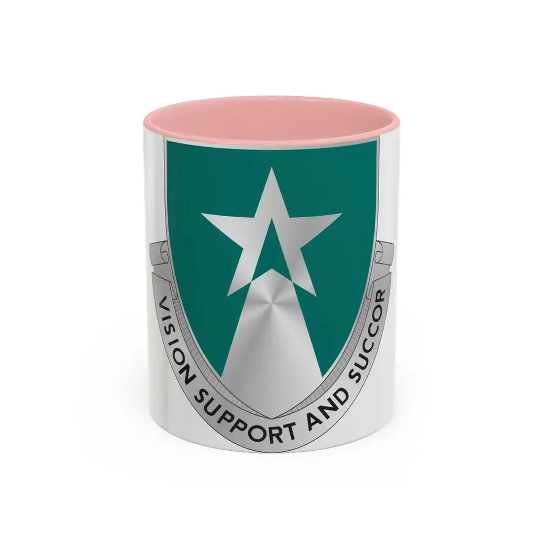 503 Aviation Battalion (U.S. Army) Accent Coffee Mug 11oz Pink - Go Mug Yourself