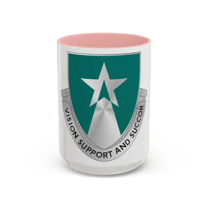 503 Aviation Battalion (U.S. Army) Accent Coffee Mug 15oz Pink - Go Mug Yourself