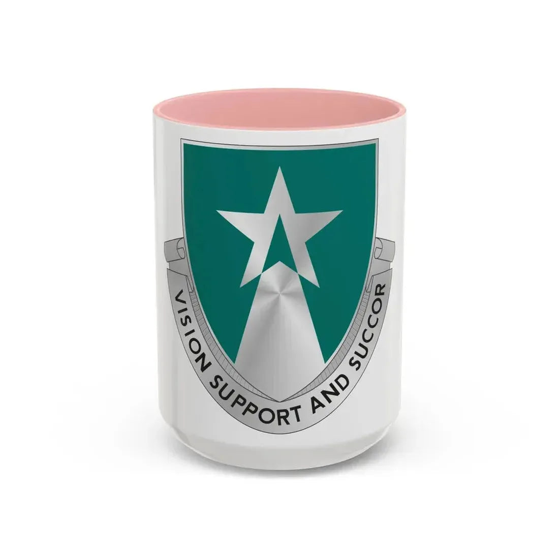 503 Aviation Battalion (U.S. Army) Accent Coffee Mug 15oz Pink - Go Mug Yourself