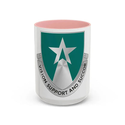 503 Aviation Battalion (U.S. Army) Accent Coffee Mug 15oz Pink - Go Mug Yourself