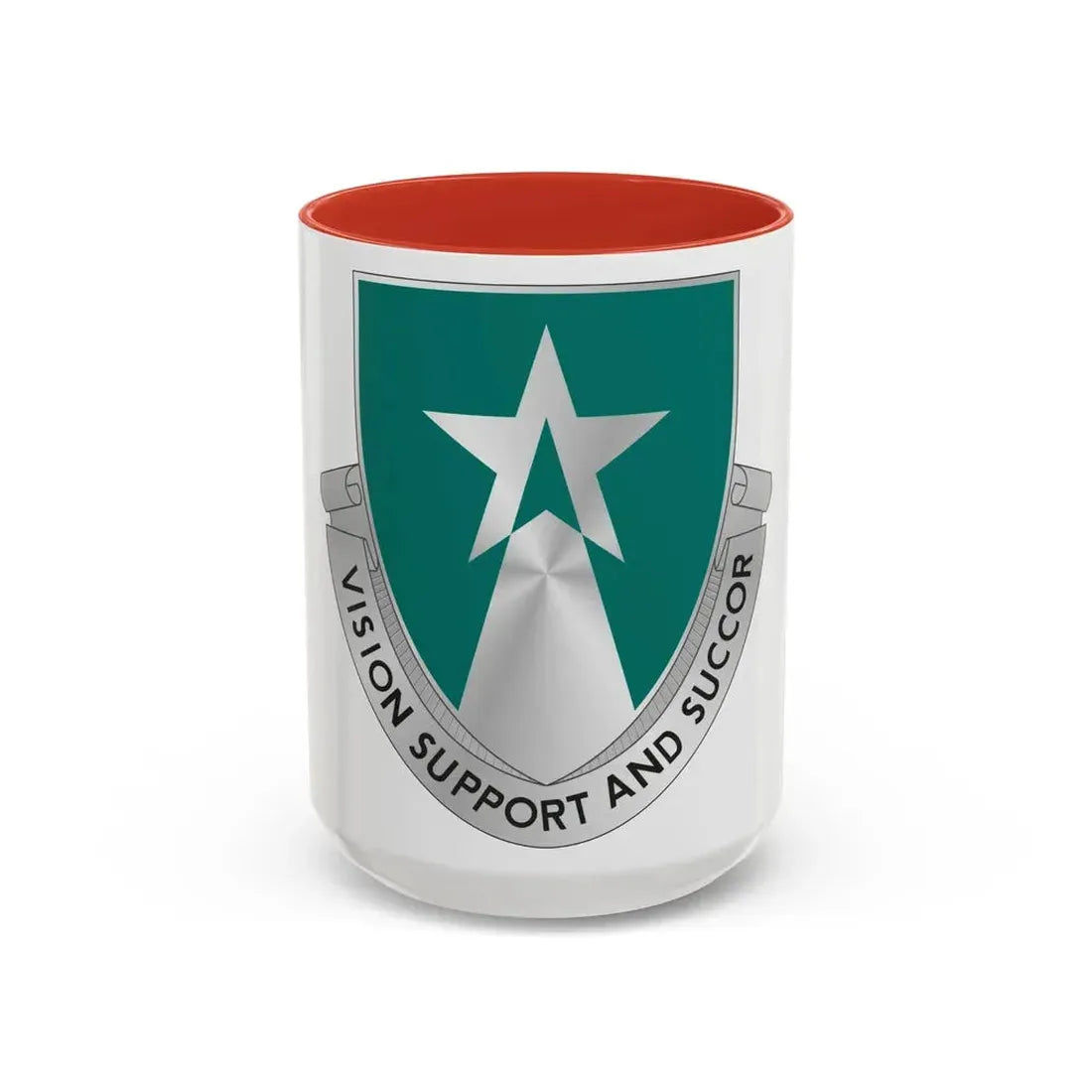 503 Aviation Battalion (U.S. Army) Accent Coffee Mug 15oz Red - Go Mug Yourself
