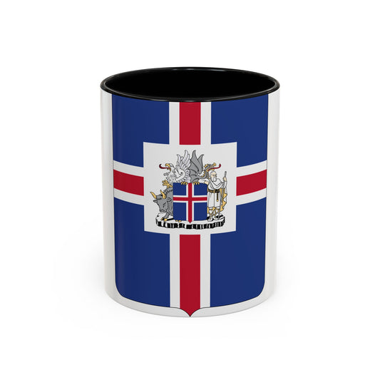 Coat of arms of the President of Iceland - Accent Coffee Mug